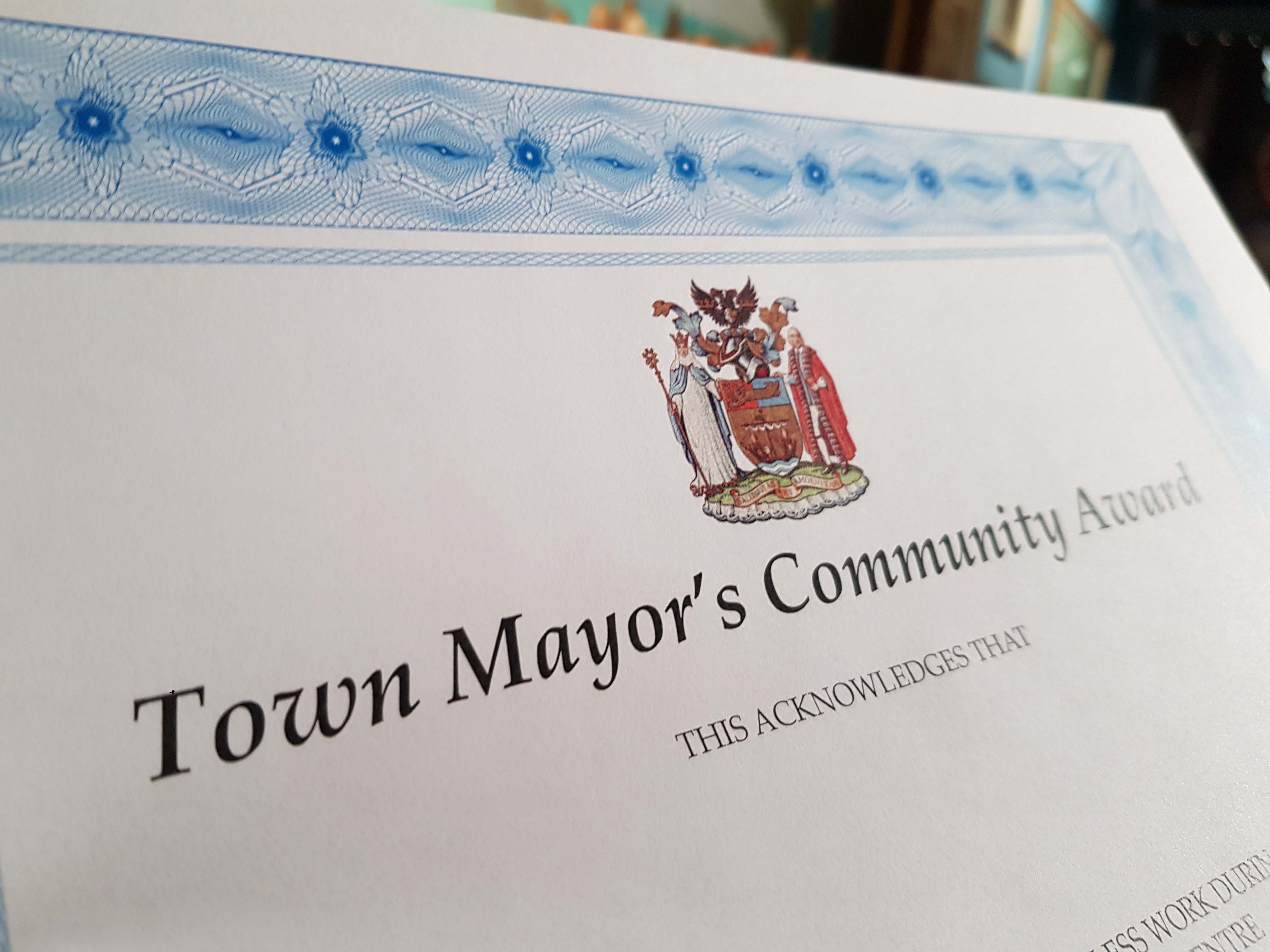 Town Mayors Community Awards